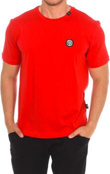 Plein Sport Korte mouwen ronde hals katoenen T-shirt Red Heren