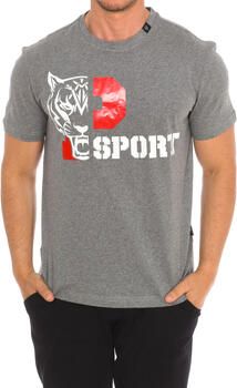 Plein Sport Korte mouwen ronde hals katoenen T-shirt Gray Heren