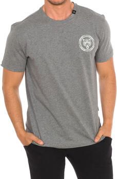 Plein Sport Korte mouwen ronde hals katoenen T-shirt Gray Heren