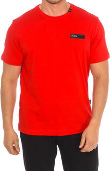 Plein Sport Korte Mouw Ronde Hals Katoenen T-shirt Red Heren