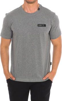 Plein Sport Korte Mouw Ronde Hals Katoenen T-shirt Gray Heren