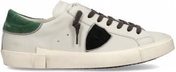Philippe Model Korte Broek PRLU VD07 PRSX LOW MAN-VEAU DAIM BLANC VERT