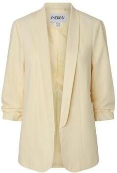 Pieces Regular fit lange blazer met viscose model 'BOSELLA' - Foto 3