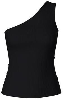 PIECES one shouldertop zwart