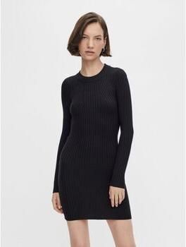 Pieces Gebreide jurk PCCRISTA LS O-NECK KNIT DRESS NOOS BC