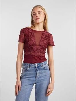 Pieces Onderhemden 17095132 SICCA-TAWNY PORT