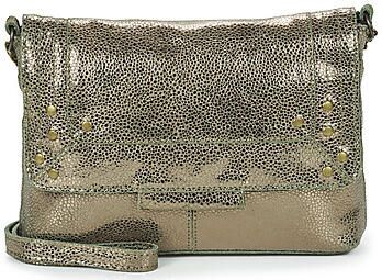 Pieces Elegante Schoudertas in Goud Yellow Dames