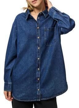 Pieces Jeans blouse PCMAISIE LS DENIM SHIRT NOOS BC - Foto 7