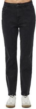 PIECES high waist mom jeans PCKESIA zwart - Foto 4