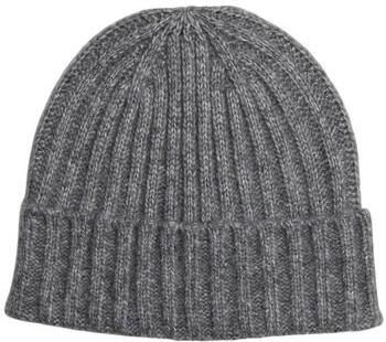 Pieces Beanie met brede omslag