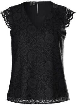 Pieces Kanten top PCOLLINE SL LACE V-NECK TOP WVN NOOS - Foto 3