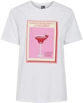 Pieces T-shirt met motiefprint