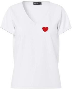 Pieces T-shirt Korte Mouw Pcoda