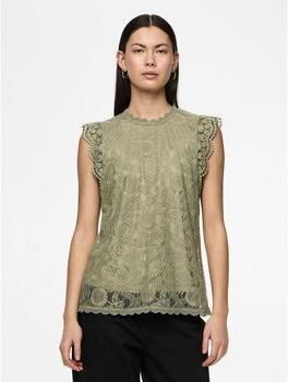 Pieces Top 17120454 OLLINE-TEA GREEN