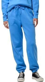 PIECES high waist regular fit sweatpant PCCHILLI azuurblauw - Foto 4