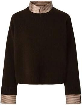 Pieces Trui 17168258 ERIT-GANACHE BROWN
