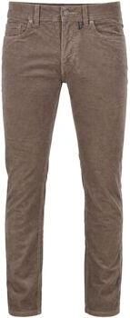 Pierre Cardin Broek Lyon Tapered Corduroy Taupe