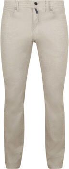 Pierre Cardin Broek Lyon Tapered Print Greige