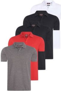 Pierre Cardin Polo Shirt Korte Mouw Classic Polo 5-Pack