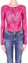 Pinko Long Sleeve Tops Pink Dames - Thumbnail 1