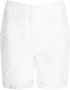 Pinko Shorts met hoge taille en geborduurd patroon White Dames - Thumbnail 1