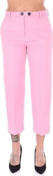 Pinko Stretch Gabardine Chino Broek in Roze Pink Dames