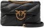 Pinko Zwarte Leren Crossbody Tas met Gouden Decoratieve Gesp Black Dames - Thumbnail 8