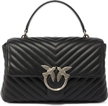 Pinko Schoudertas LOVE ONE CLASSIC DC SHEEP NAPPA CHEVRON 100941 A0GK - Foto 6