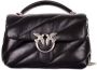 Pinko Quilted Zwarte Love Classic Puff Schoudertas Black Dames - Thumbnail 3