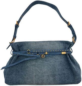 Pinko Schoudertassen Belt Bag Big Denim Blauw - Foto 4
