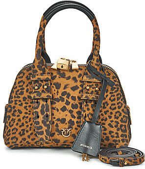 Pinko Handtas BOWLING BAG ZIP MINI SUEDE