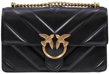 Pinko Crossbody bags Quilted shoulder bag 'Love One Classic' in zwart