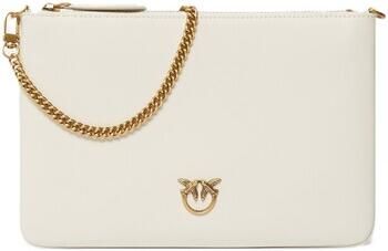 Pinko Witte Clutch Tas met Love Birds Diamond Cut Plaat White Dames - Foto 18