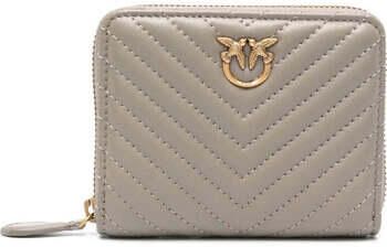 Pinko Taylor Zip Portemonnee Beige Dames