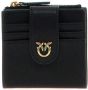 Pinko Stijlvolle Dames Portemonnees in Zwart en Goud Black Dames - Thumbnail 3