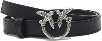 Pinko Love Birds Leren Riem met Metalen Gesp Black Dames - Foto 18