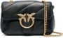 Pinko Leren schoudertas met afneembare kettingriem Black Dames - Thumbnail 5