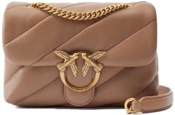 Pinko Gewatteerde Love Bag Puff in Ginger Biscuit Brown Dames - Foto 6