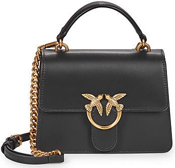 Pinko Schoudertas LOVE ONE TOP HANDLE MINI LIGHT VITELLO SETA