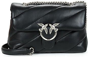 Pinko Quilted Zwarte Love Classic Puff Schoudertas Black Dames - Foto 8