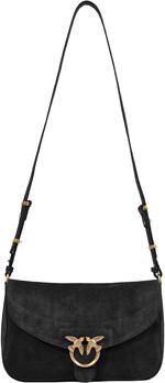 Pinko Schoudertas LOVE SATCHEL CLASSIC SUEDE 107655 A0F6