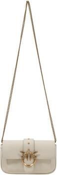 Pinko Crossbody Tas met Studs en Ketting Schouderband White Dames - Foto 19