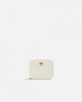Pinko Compacte leren portemonnee Herfst Wintercollectie Beige Dames - Foto 6