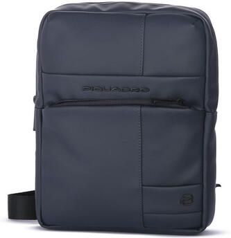 Piquadro Blauwe Schoudertas met Tabletvak Blue Heren