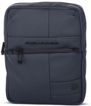 Piquadro Blauwe Schoudertas met Tabletvak Blue Heren