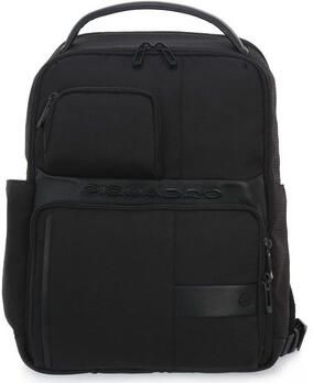 Piquadro Zwarte Bucket Rugzak met Technische Kenmerken Black Heren