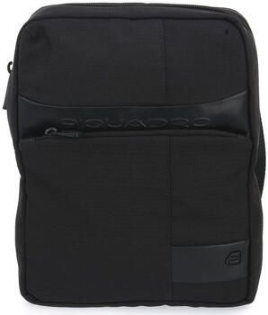 Piquadro Zwarte iPad-tas met RFID-bescherming Black Heren