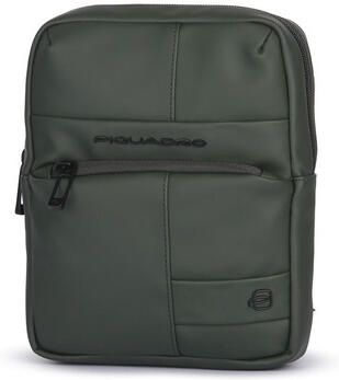 Piquadro Kleine Groene Schoudertas Green Heren