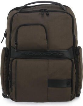 Piquadro Groene Bucket Rugzak met Technische Kenmerken Green Heren