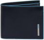 Piquadro Leren Herenportemonnee met Sluiting Blauw Heren - Thumbnail 1